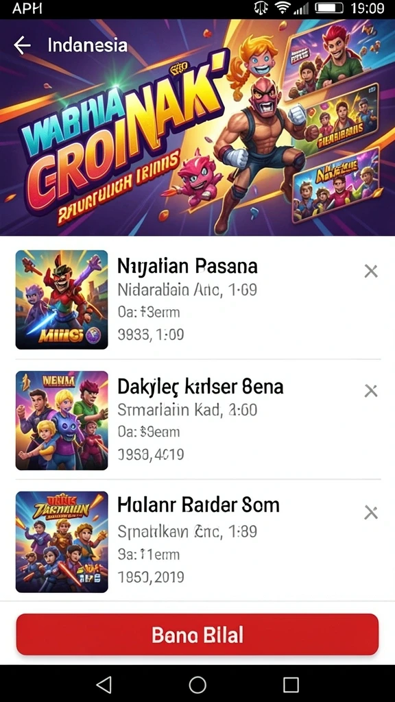4p4p - Tampilan awal game 4P4P yang menarik.