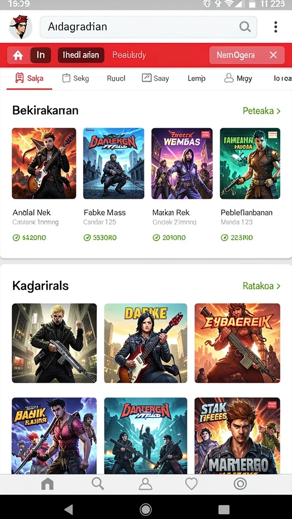 jayabet - Screenshot ini menunjukkan antarmuka utama aplikasi JAYABET.