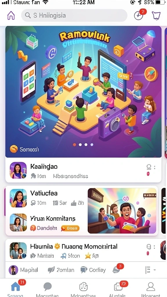 katakwin - Tampilan antarmuka pengguna KATAKWIN yang ramah pengguna.