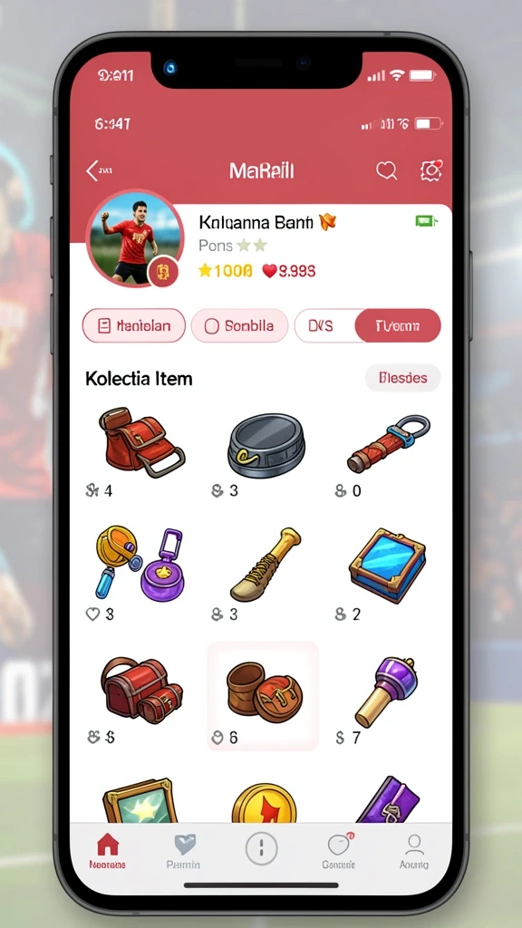 koitoto - Tampilan utama yang sederhana dan informatif.