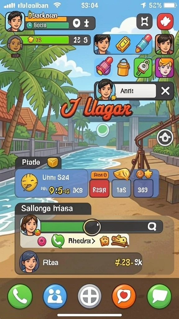 okgames - Tampilan antarmuka yang menarik dan mudah digunakan.