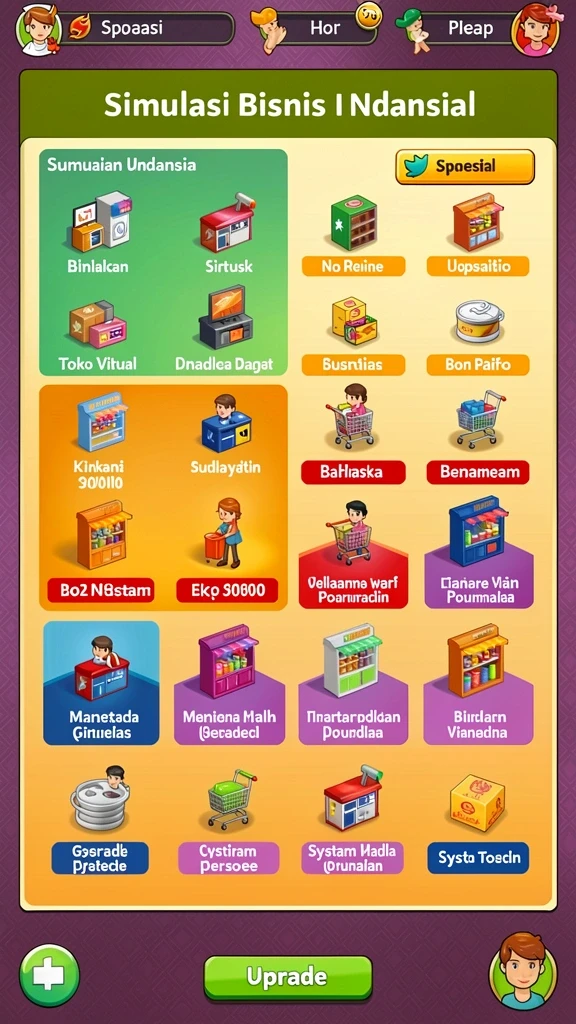 pp7 - Tampilan utama PP7 dengan karakter yang dapat disesuaikan.